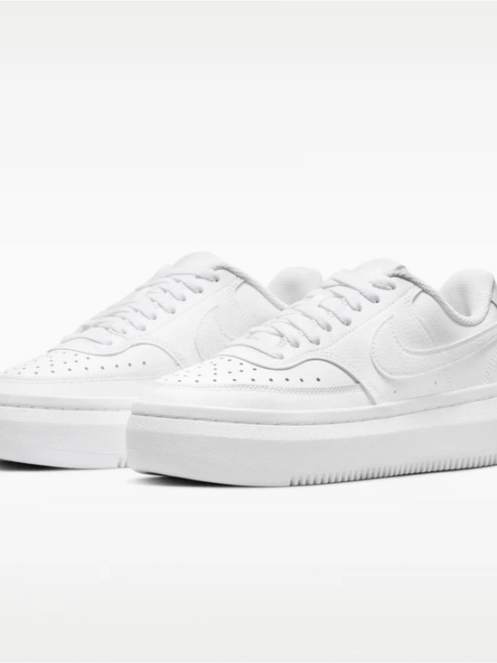 Nike Shoes - WOMEN'S NIKE COURT VISION ALTA LEATHER WHITE GREY SNEAKERS sz 8.5